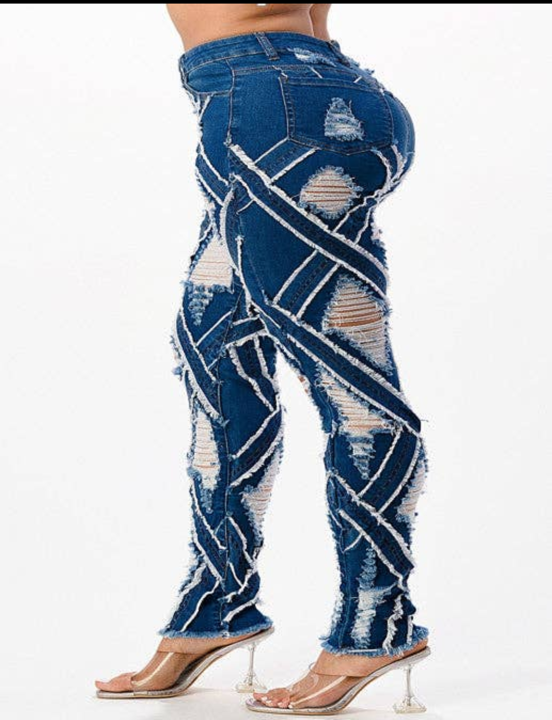 Diamond Skinny Jeans (Plus)